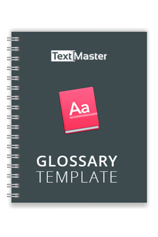 scarica modello di glossario TextMaster
